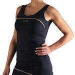 Endless Bekleidung Endless Curve Tank-Top Damen-Schwarz