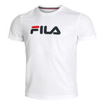 Fila Bekleidung Fila Logo T-Shirt Herren-Wei&szlig;,Dunkelblau