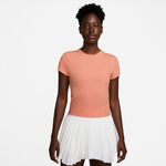 Nike Bekleidung Nike Court Dri-FIT Advantage T-Shirt Damen-Apricot