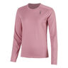 Feel the Vybe Laufshirt Damen-mauve