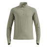Zeroweight Warm Mid Layer 1/2 Zip Laufshirt Herren-Oliv