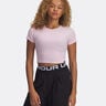 Rival Rib T-Shirt Damen-Pink
