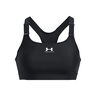 Heatgear High Sport-BH Damen-Schwarz,Weiß