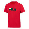 Logo T-Shirt Herren-Rot,Dunkelblau