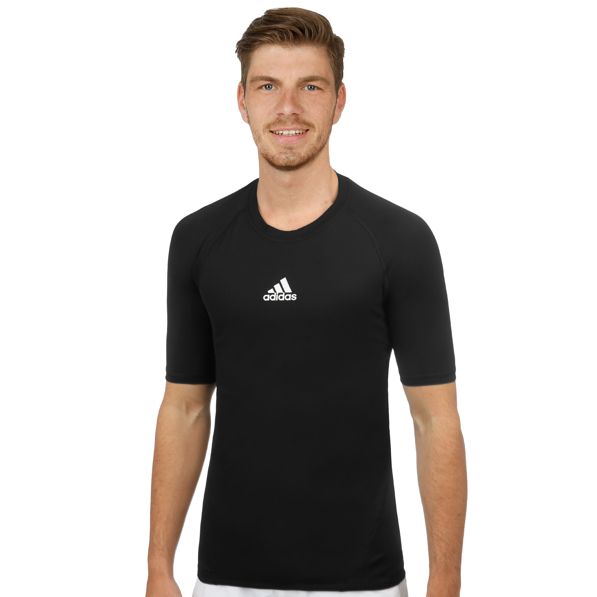 adidas AlphaSkin Sport T-Shirt Herren - Schwarz, Weiß ...