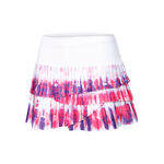 Illusion Pleated Scallop Skirt Women