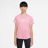 Dri-Fit One T-Shirt M&auml;dchen-Rosa,Wei&szlig;