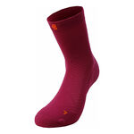 Bauerfeind Bekleidung Bauerfeind Ultralight Mid Cut Laufsocken Damen-Berry