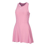 Nike Tennisbekleidung Nike Dri-Fit Victory Kleid Damen-Pink,Wei&szlig;