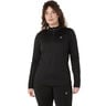 Core Winter 1/2 Zip Laufshirt Damen-Schwarz