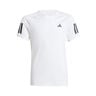 Club T-Shirt Kinder-Weiß,Schwarz