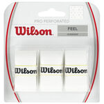 Wilson Overgrips Wilson Pro Overgrip Perforated 3er Pack-Weiß