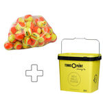 Tennis-Point Stage 2 60er Polybag plus Balleimer eckig