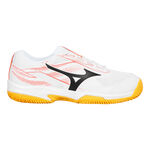 Mizuno Tennisschuhe Mizuno Break Shot 5 Sandplatzschuh Herren-Weiß,Koralle