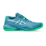 ASICS Padelschuhe ASICS GEL-RESOLUTION X PADEL Padelschuh Herren-blaugrau, neongrün