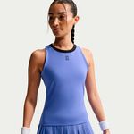 Nike Tennisbekleidung Nike Court Dri-FIT Advantage Tank-Top Damen-blau