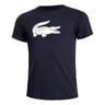 Core T-Shirt Herren - dunkelblau, weiß