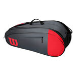Wilson TEAM 6PK Red/Grey