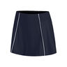 Colorblock Flounce Rock Damen-Dunkelblau