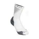 Odlo Bekleidung Odlo Ceramicool Run Crew Laufsocken-Wei&szlig;