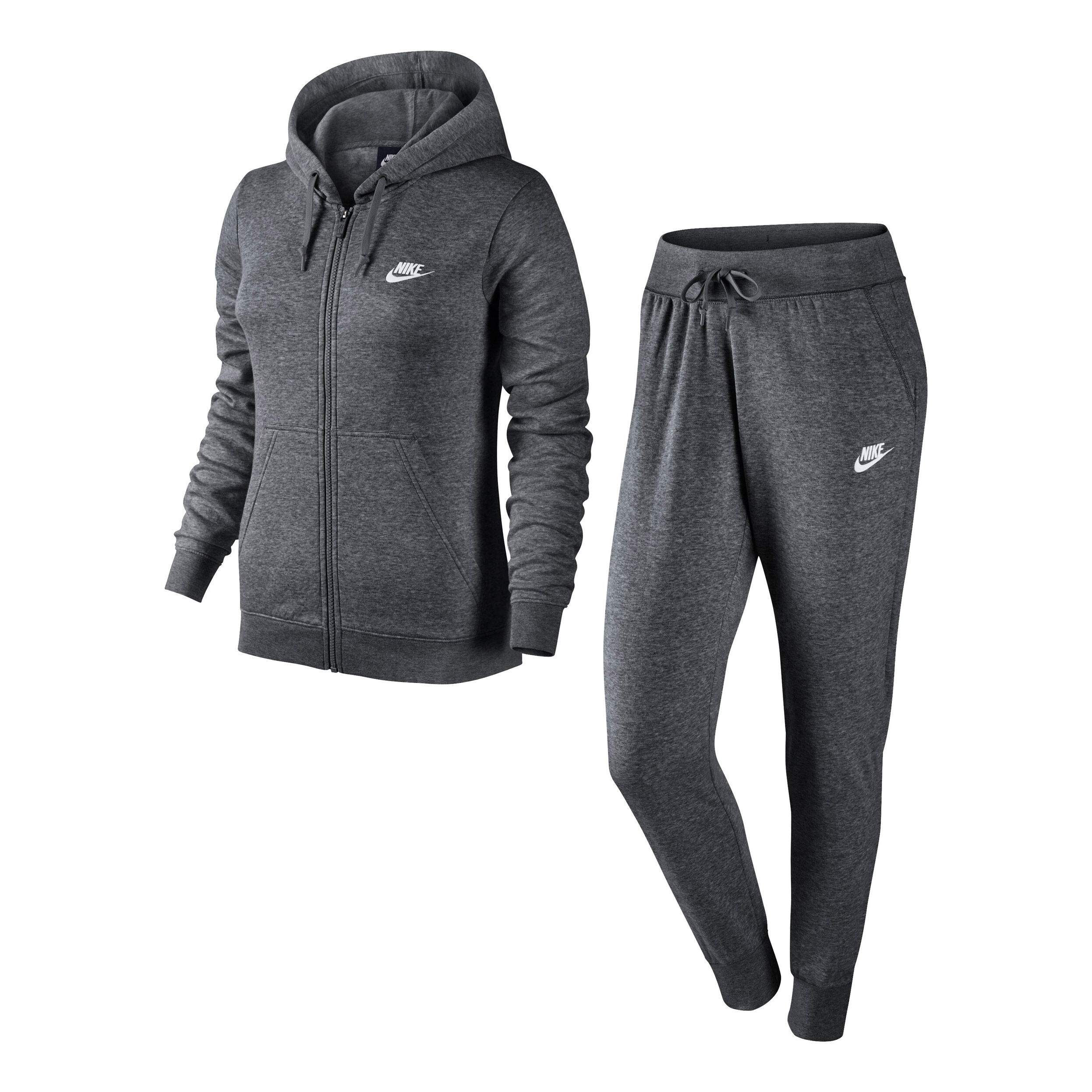 Nike Sportswear Trainingsanzug Damen Dunkelgrau Wei online