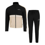 Sergio Tacchini Bekleidung Sergio Tacchini Alata Trainingsanzug Herren-Schwarz,Beige