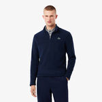 Lacoste Bekleidung Lacoste Polar Quarter Zip Trainingsjacke Herren - dunkelblau, 