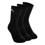 HEAD Bekleidung HEAD Short Crew Tennissocken 3er Pack Unisex - schwarz, 