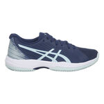 ASICS Tennisschuhe ASICS Solution Swift FF Sandplatzschuh Damen-Blau,Weiß