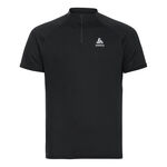 Odlo Bekleidung Odlo Essential Trail 1/2 Crew Neck Laufshirt Herren - schwarz, 