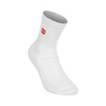 Wilson Bekleidung Wilson Quarter Top Tennissocken-Wei&szlig;