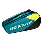 Dunlop Dunlop SX Club Schlägertasche 6er-Schwarz,Türkis