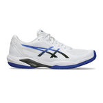 ASICS Tennisschuhe ASICS Solution Swift FF 2 Sandplatzschuh Herren-Wei&szlig;,Dunkelblau