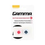 Gamma Schlägerzubehör Gamma Button Shockbuster Dämpfer-Rot,Schwarz