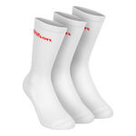 Wilson Bekleidung Wilson Crew Logo Tennissocken Unisex - weiß, 