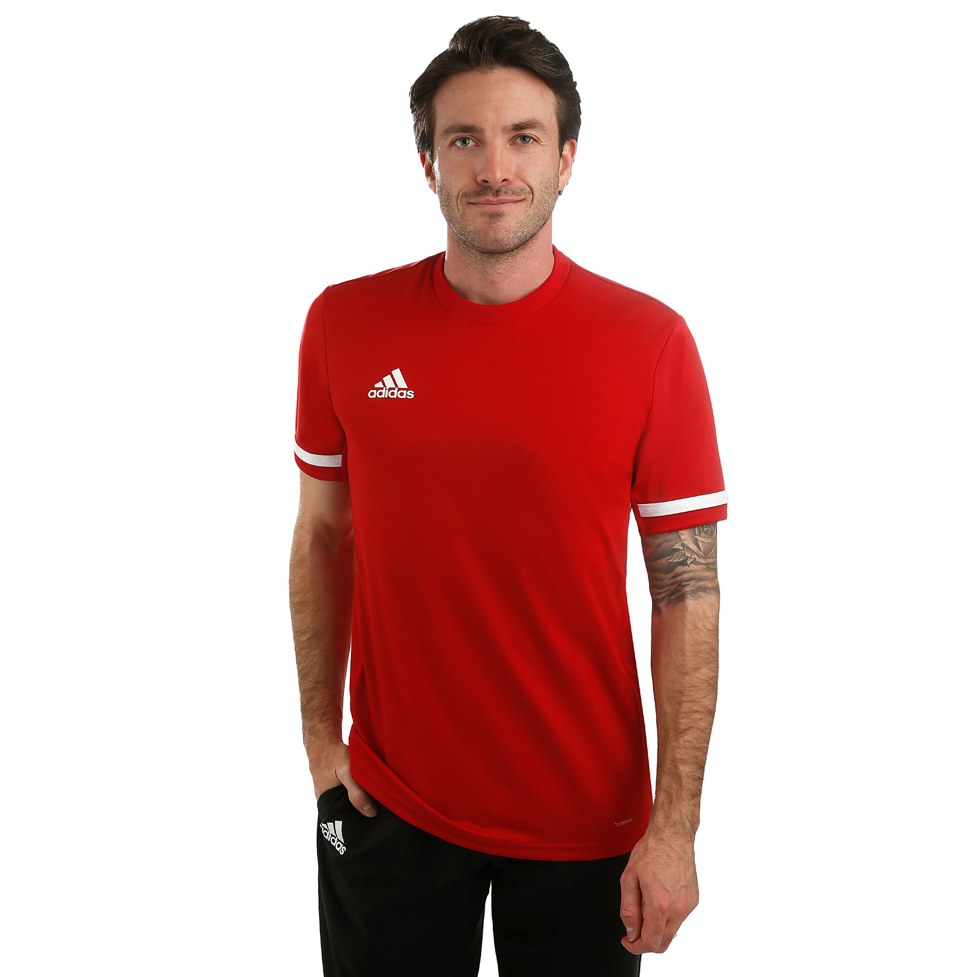 adidas T19 T-Shirt Herren - Rot, Weiß online kaufen ...