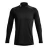 Coldgear Fitted Crew Longsleeve Herren - schwarz, 