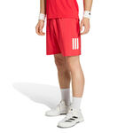 adidas Shorts adidas Club 3Stripes 7inch Short Shorts Herren - rot, wei&szlig;