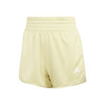 adidas Bekleidung adidas Pacer Knit High 3in Shorts Damen-Gelb