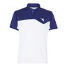 Court Polo Herren-Weiß,Dunkelblau