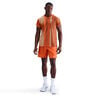 Court Victory Dri-Fit 7in Shorts Herren - orange, wei&szlig;