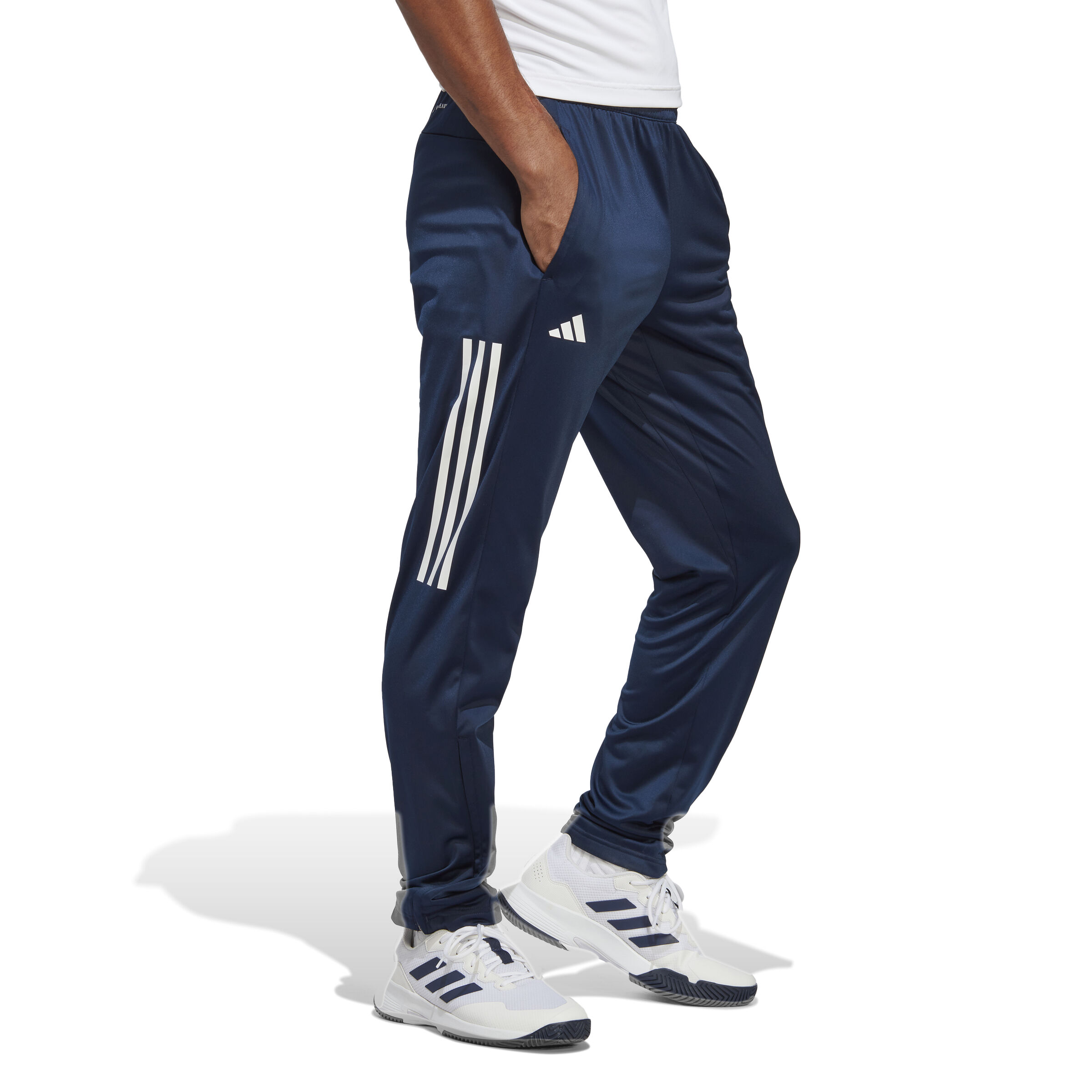 adidas 3 Stripes Knitted Trainingshose Herren Dunkelblau online kaufen Tennis Point CH