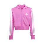 adidas Bekleidung adidas 3Stripes Sweatjacke Kinder-Pink,Weiß
