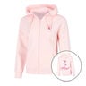 Endlessly Flower Zip Sweatjacke Damen-Rosa,Mehrfarbig