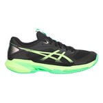ASICS Sandplatzschuh ASICS SOLUTION SPEED FF 4 CLAY Sandplatzschuh Herren-schwarz, neongr&uuml;n