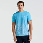 Original Penguin Bekleidung Original Penguin Performance Ombre T-Shirt Herren-Hellblau