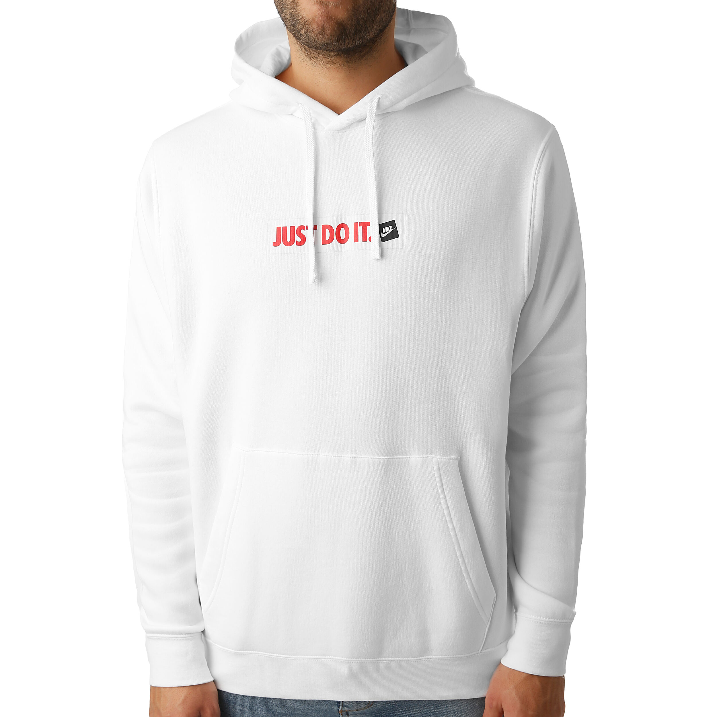 Just do it white hoodie new arrivals