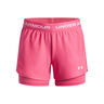Tech Play Up 2in1 Shorts M&auml;dchen-Pink,Wei&szlig;