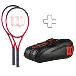 Schl&auml;gerpaket Wilson Wilson Clash 100 V2.0 Turnierschl&auml;ger