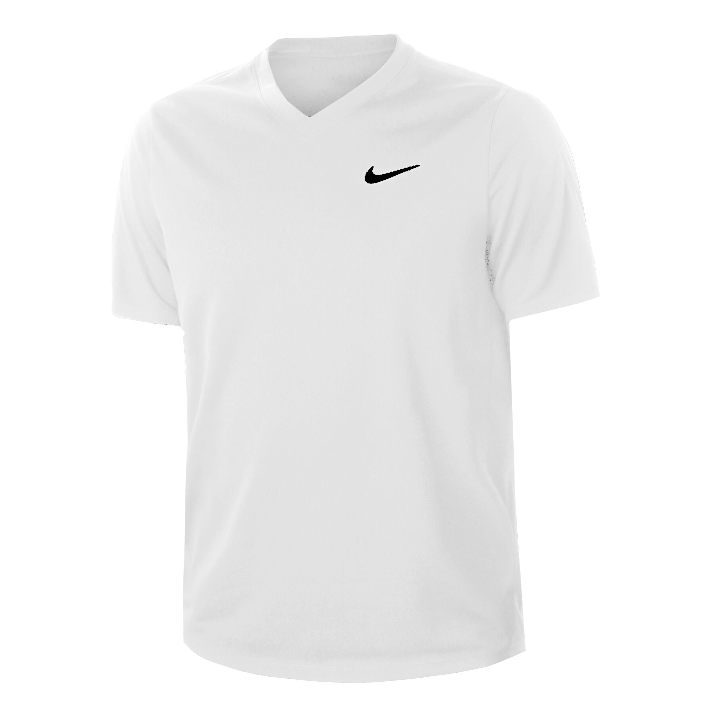 White nike v neck t shirt top